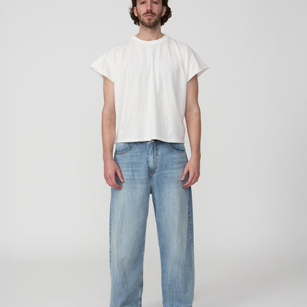 The Jane Trouser [Washed Denim]